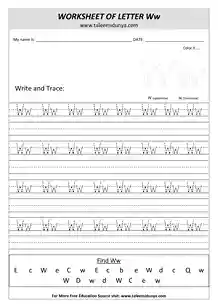 worksheet Ww